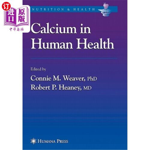 海外直订医药图书Calcium in Human Health 钙在人体健康中的作用
