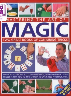 海外直订Mastering the Art of Magic: Two Great Books of Conjuring Tricks: Includes Illusi 掌握魔术的艺术:两个伟大的