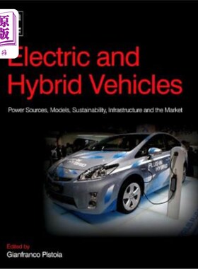 海外直订Electric and Hybrid Vehicles: Power Sources, Models, Sustainability, Infrastruct