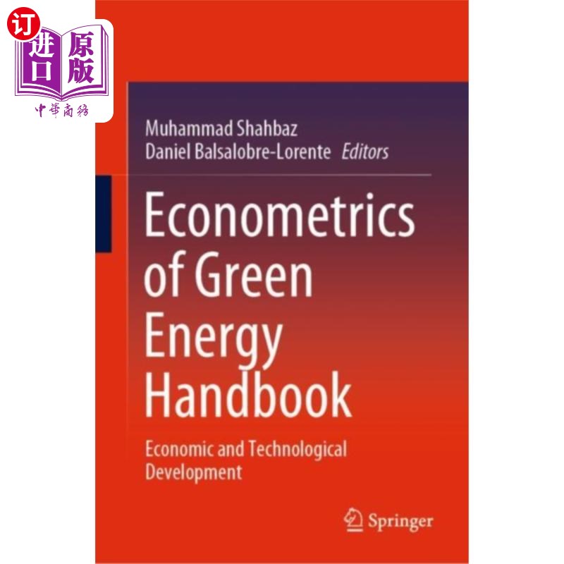 海外直订Econometrics of Green Energy Handbook 绿色能源计量经济学手册