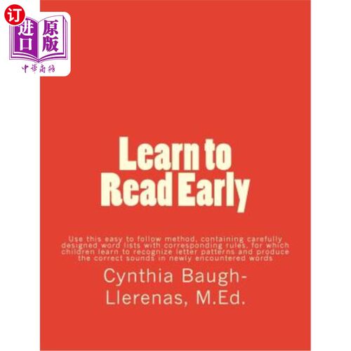 海外直订Learn to Read Early 早学读书