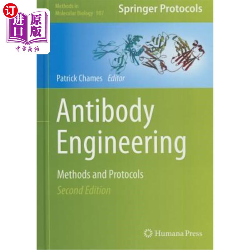 海外直订医药图书Antibody Engineering: Methods and Protocols, Second Edition 抗体工程:方法和协议，第二版