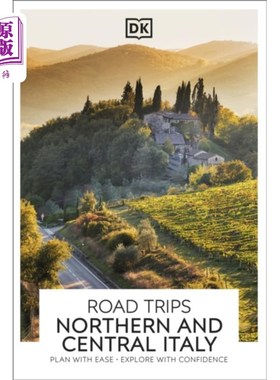 海外直订DK Road Trips Northern and Central Italy DK公路旅行北部和中部意大利