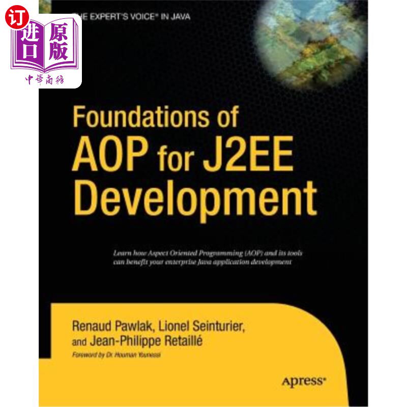 海外直订Foundations of Aop for J2ee Development 面向J2ee开发的Aop基础