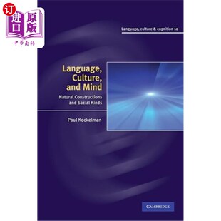 Constructions Culture Mind 文化与心灵 自然结构与社会类型 Kinds 海外直订Language Social Natural and 语言