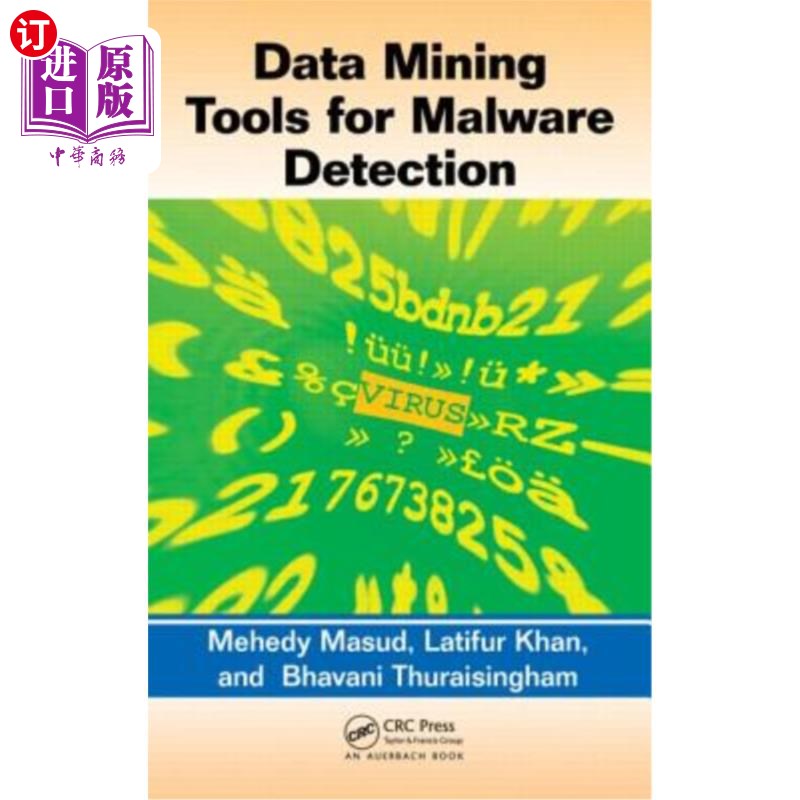 海外直订Data Mining Tools for Malware Detection 恶意软件检测的数据挖掘工具