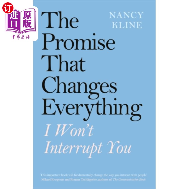 海外直订Promise That Changes Everything 改变一切的承诺