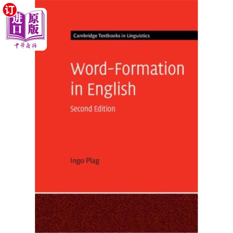 海外直订Word-Formation in English 英语构词法