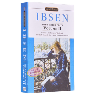【中商原版】易卜生四大戏剧（第二卷）英文原版 经典文学 Four Major Plays Vol.2 (Signet Classics) Henrik Ibsen