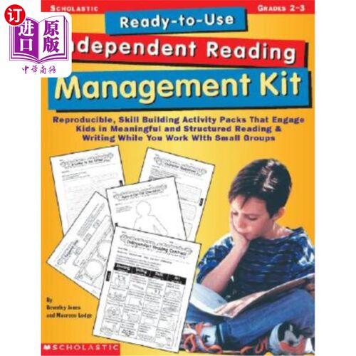 海外直订Ready-To-Use Independent Reading Management Kit: Grades 2-3: Reproducible, Skill 准备使用的独立阅读管理工具