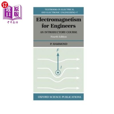 海外直订Electromagnetism for Engineers: An Introductory Course 工程师电磁学：入门课程