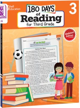 海外直订180 Days(tm) Reading for Third Grade, 2nd Edition: Practice, Assess, Diagnose 180天（tm）三年级阅读第二版：