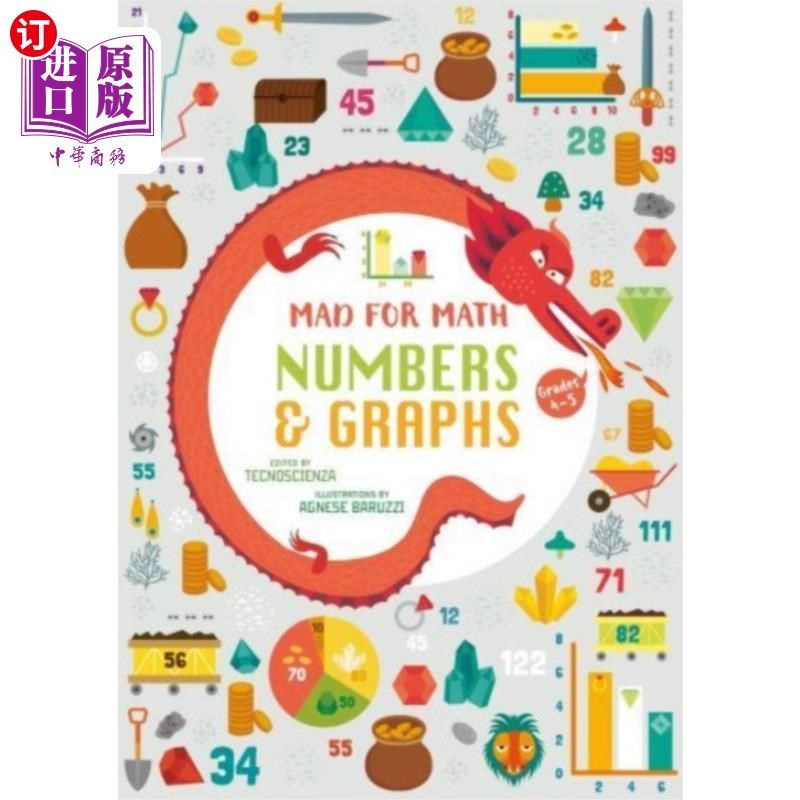 海外直订Numbers & Graphs (Mad For Math) 数字与图表(为数学而疯狂)