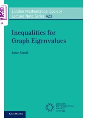 海外直订Inequalities for Graph Eigenvalues 图特征值的不等式