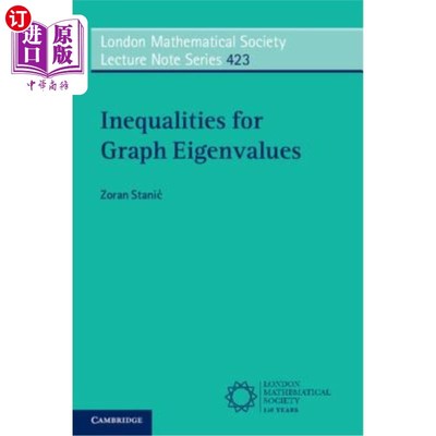 海外直订Inequalities for Graph Eigenvalues 图特征值的不等式