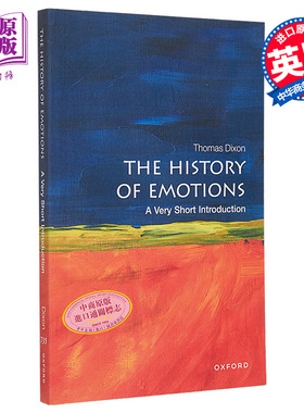 预售 牛津通识读本 情绪的历史 The History of Emotions: A Very Short Introduction 英文原版 Thomas Dixon 情感状态【中商原版