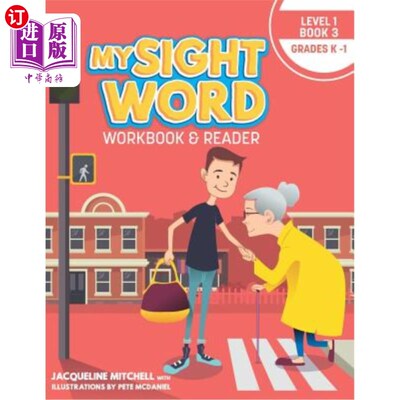 海外直订My Sight Word Workbook & Reader: Level 1 我的可视词工作手册和读者：1级