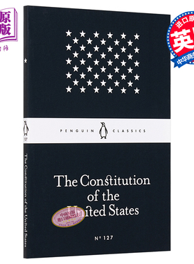 LBS 127 The Constitution of the United States 英文原版 小黑书 127 美利坚合众国宪法【中商原版】