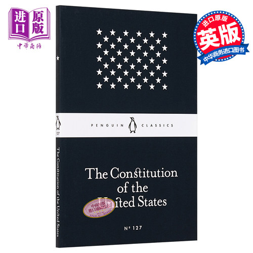 LBS 127 The Constitution of the United States 英文原版 小黑书 127 美利坚合众国宪法【中商原版】