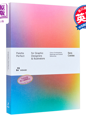 Palette Perfect For Graphic Designers And Illustrators 进口艺术 平面设计师和插图画家的调色板 配色设计【中商原版】