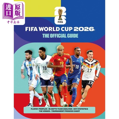 预售 2026年FIFA世界杯 官方指南 FIFA World Cup 26 The Official Guide 英文原版 2026美加墨世界杯足球周边世界杯书籍