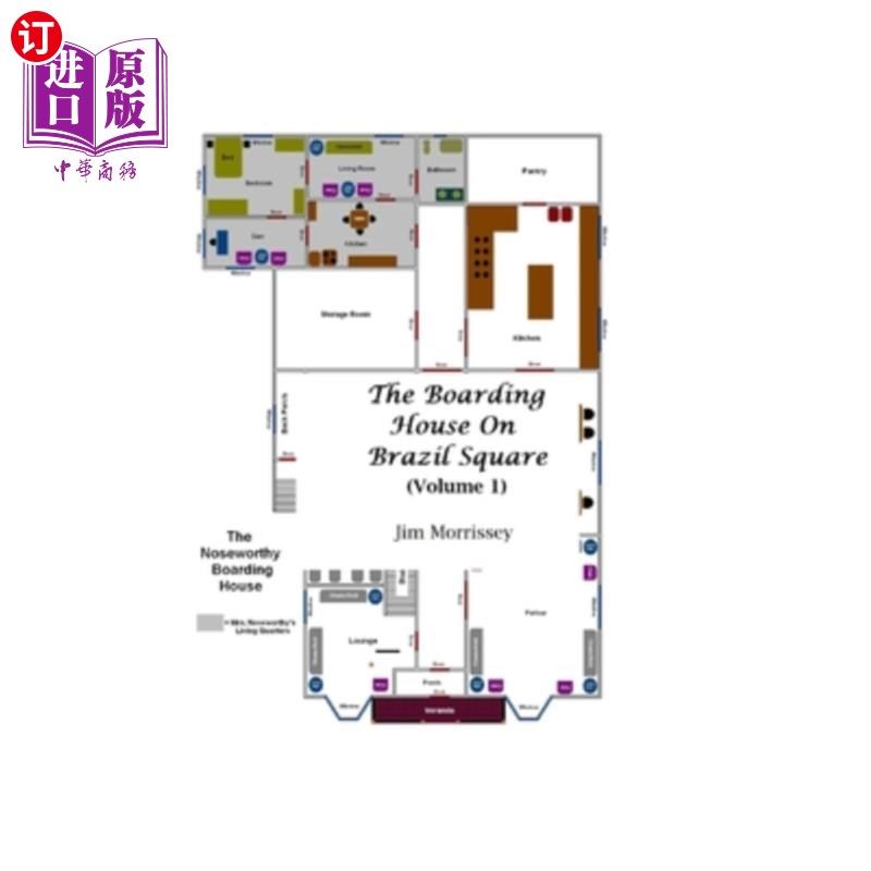 海外直订The Boarding House On Brazil Square 巴西广场上的寄宿公寓
