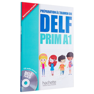 法语备考用书 小学生DELF A1 含音频 法文原版 DELF Prim DELF Prim A1 audio  Maud Launay【中商原版】