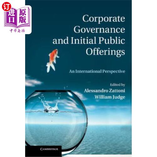 海外直订Corporate Governance and Initial Public Offerings: An International Perspective 公司治理与首次公开发行：国