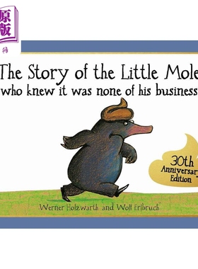 Story of the Little Mole who knew it was none of his business是谁嗯嗯在我的头上 英文原版进口儿童绘本故事【中商原版?