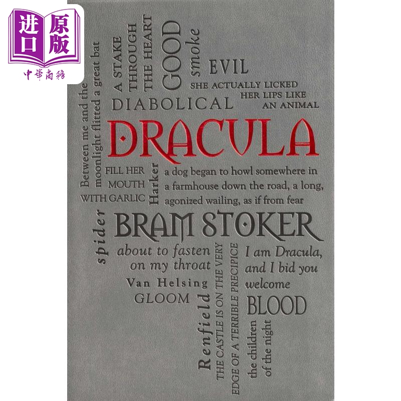 词云经典 德古拉 Word Cloud Classics Dracula 英文原版 Bram Stoker 经典名著 惊悚小说【中商原版】