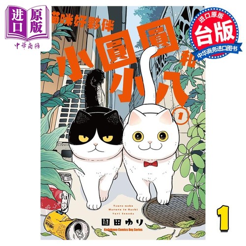 漫画猫咪好伙伴小圆圆和小八