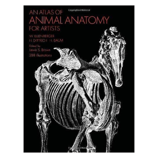 An Atlas of Animal Anatomy for Artists 进口艺术 动物解剖图谱 动物绘画技巧参考书【中商原版】