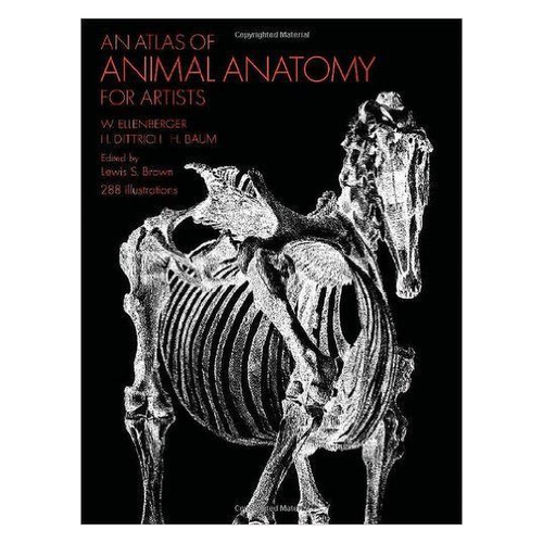 An Atlas of Animal Anatomy for Artists 进口艺术 动物解剖图谱 动物绘画技巧参考书【中商原版】