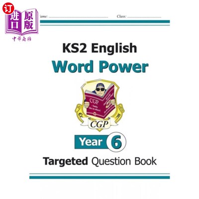 海外直订KS2 English Targeted Question Book: Word Power -... KS2英语针对性问题书:单词力量-六年级