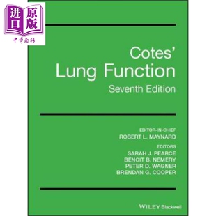 肺功能 中商原版 第7版 英文原版 John Cotes Lung 现货 Function 柯特斯