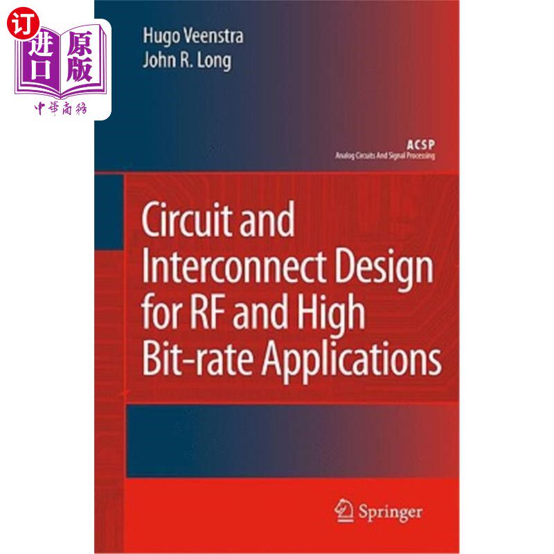 海外直订Circuit and Interconnect Design for RF and High Bit-Rate Applications 射频和高比特率应用的电路和互连设计