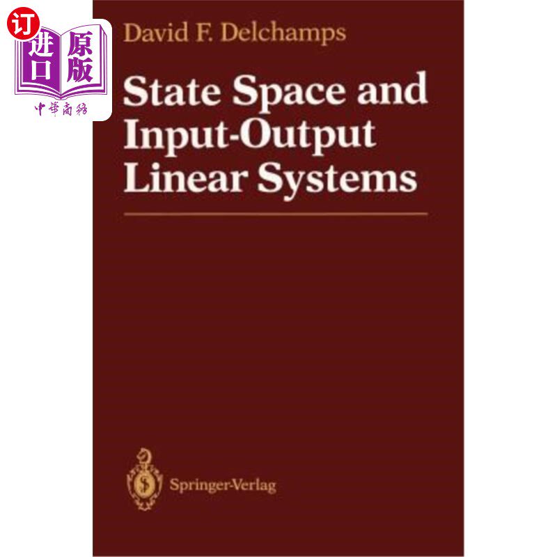 海外直订State Space and Input-Output Linear Systems 状态空间与输入输出线性系统