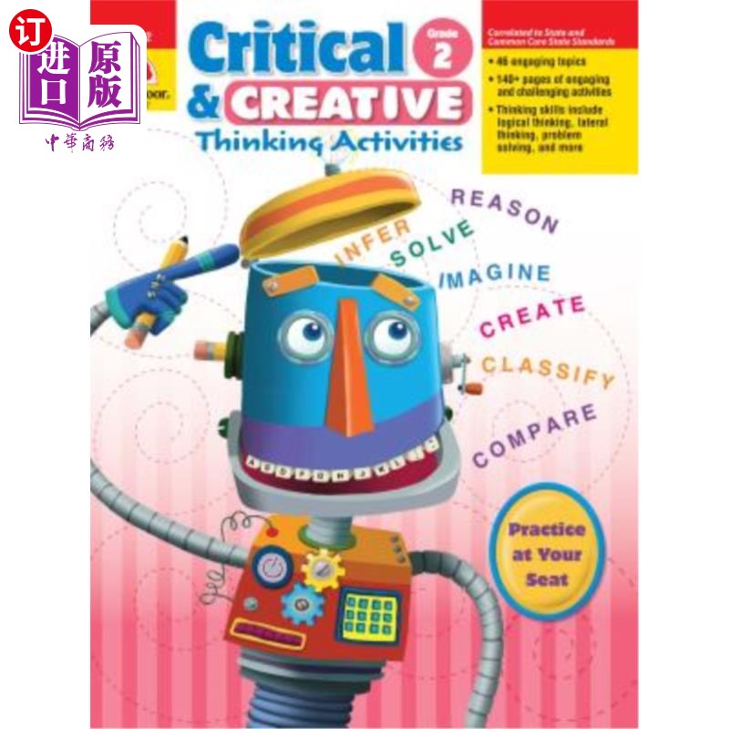 海外直订Critical & Creative Thinking ACT Grade 2 批判性与创造性思维法案二级