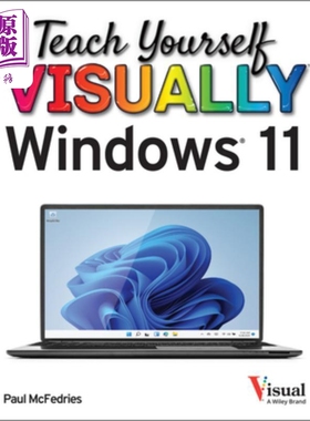 现货 自学Windows 11 Teach Yourself Visually Windows 11 英文原版 Paul McFedries 中商原版