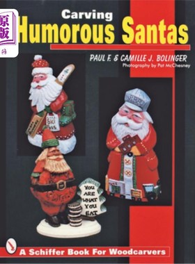 海外直订Carving Humorous Santas 雕刻幽默的圣诞老人