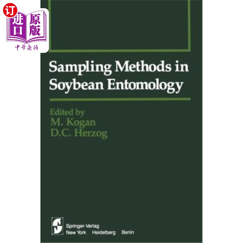 海外直订Sampling Methods in Soybean Entomology 大豆昆虫学中的抽样方法