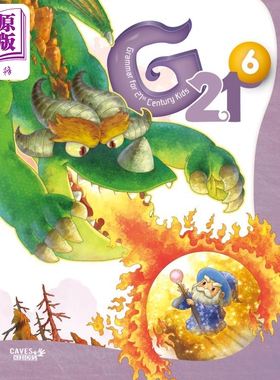 现货 21世纪儿童图像语法 6 G21 Student Book 6 (with Caves WebSource) 港台原版 小学综合英语 英语学习参考【中商原版】