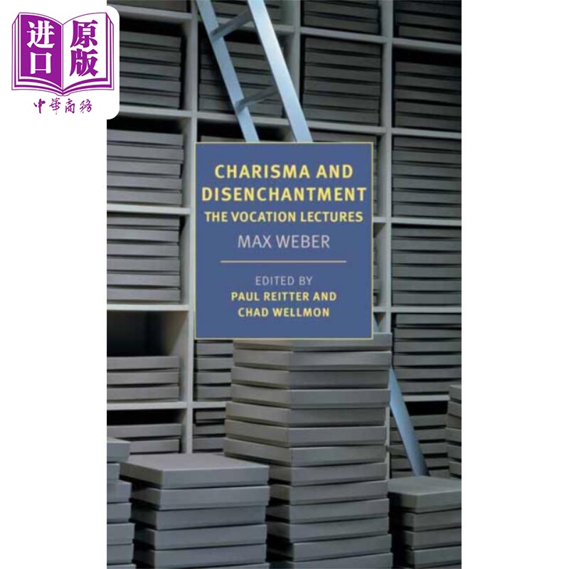 预售 纽约书评经典系列 魅力与失望 职业讲座 马克斯 韦伯 英文原版