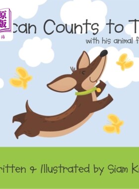 海外直订Duncan Counts to Ten: Children's Counting Book 邓肯数到十:儿童计数书