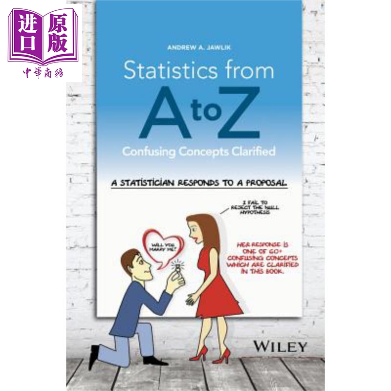 从A到Z的统计数据 容易混淆的概念澄清 Statistics From A To Z Confusing Concepts Clarified 英文原版 Andrew Jawlik 中商