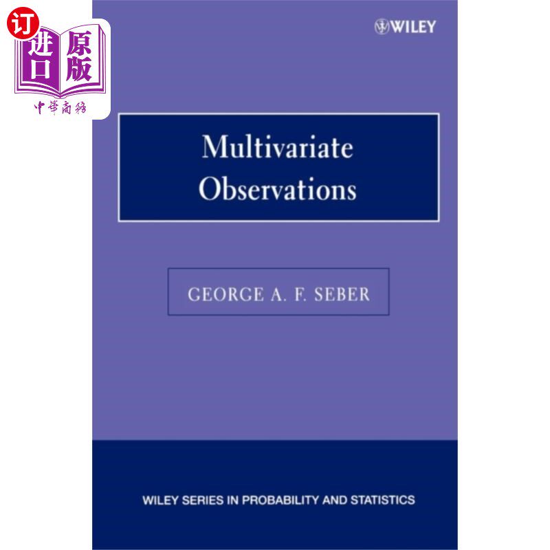 海外直订Multivariate Observations 多变量的观察