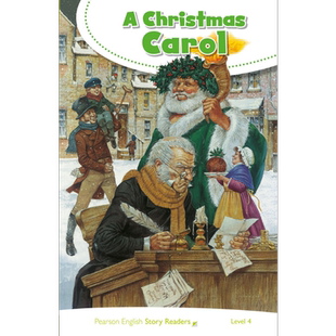Pearson English kids readers培生小学&初中英语分级绘本4级 圣诞颂歌A Christmas Carol 蓝思值520L 中心词800【中商原版】