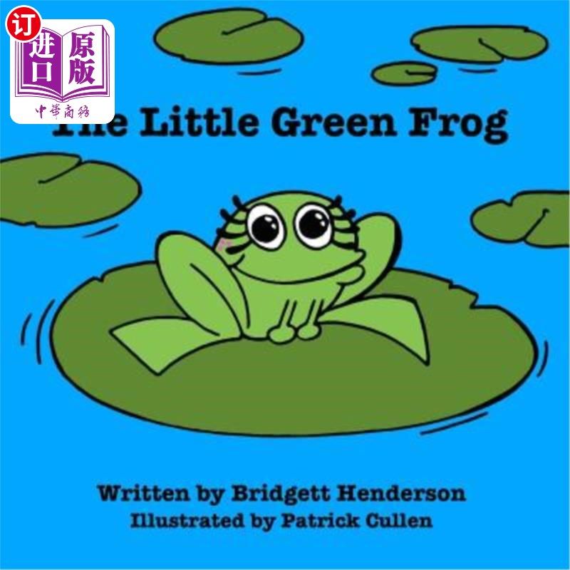 海外直订the little green frog 小绿蛙