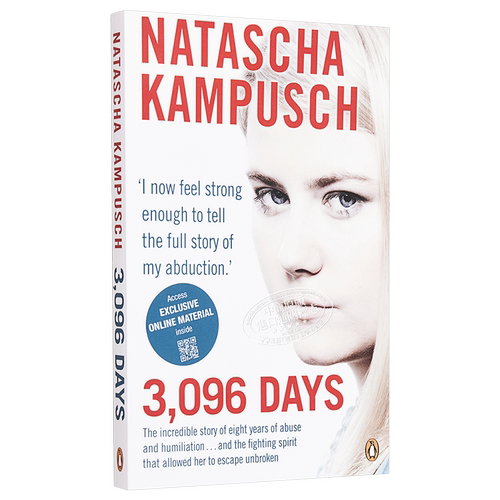 现货 3096天: 囚室少女娜塔莎 英文原版 3,096 Days  Natascha Kampusch【中商原版】