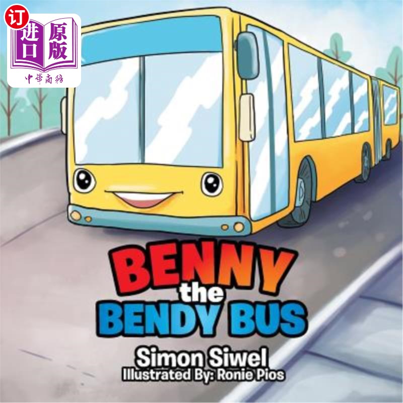 海外直订Benny the Bendy Bus本尼，弯曲巴士-封面